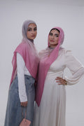 Ombre Modal Hijab-Rosewood