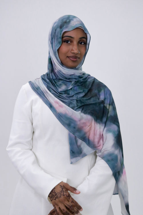 Emerald Tide Jersey Hijab