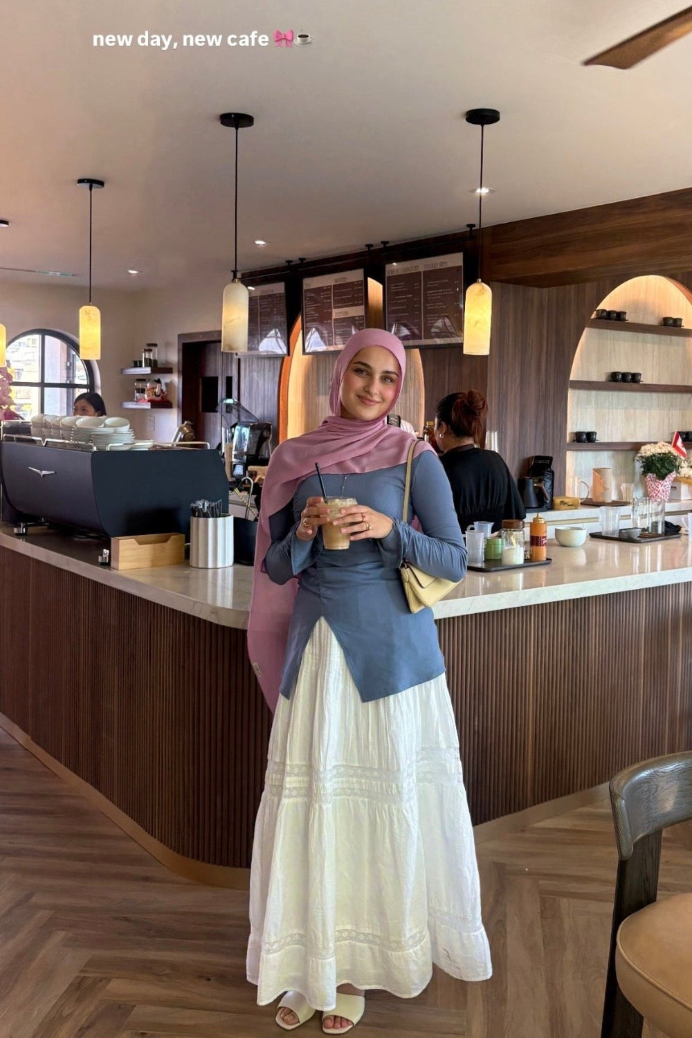 Blush pink woven modal hijab and undercap set – Zahriya