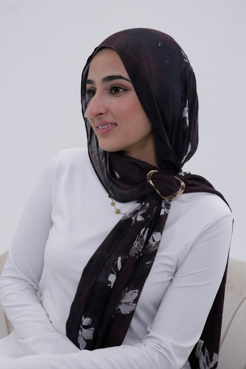 Halo hijab ring in gold and silver – Zahriya