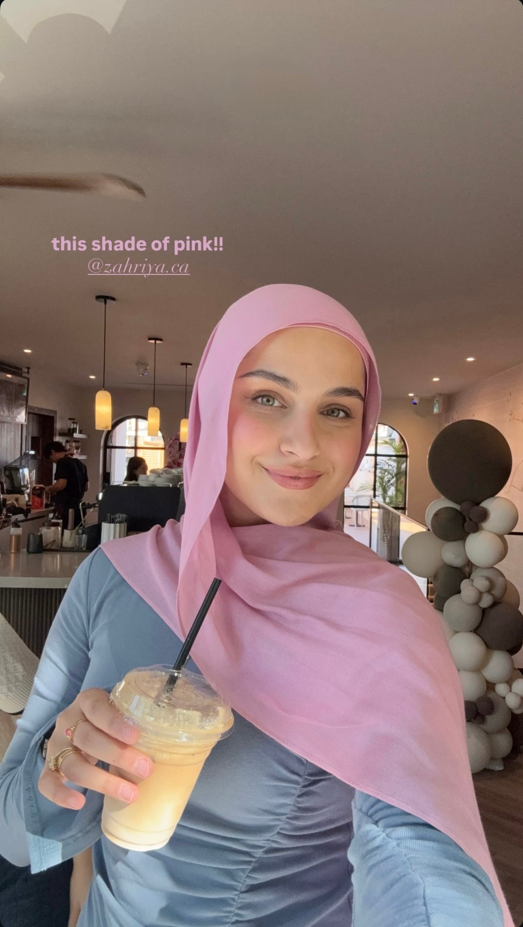 Blush Pink Hijab & Undercap Set