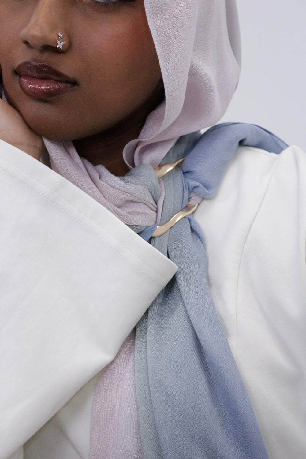 Halo hijab ring in gold and silver – Zahriya