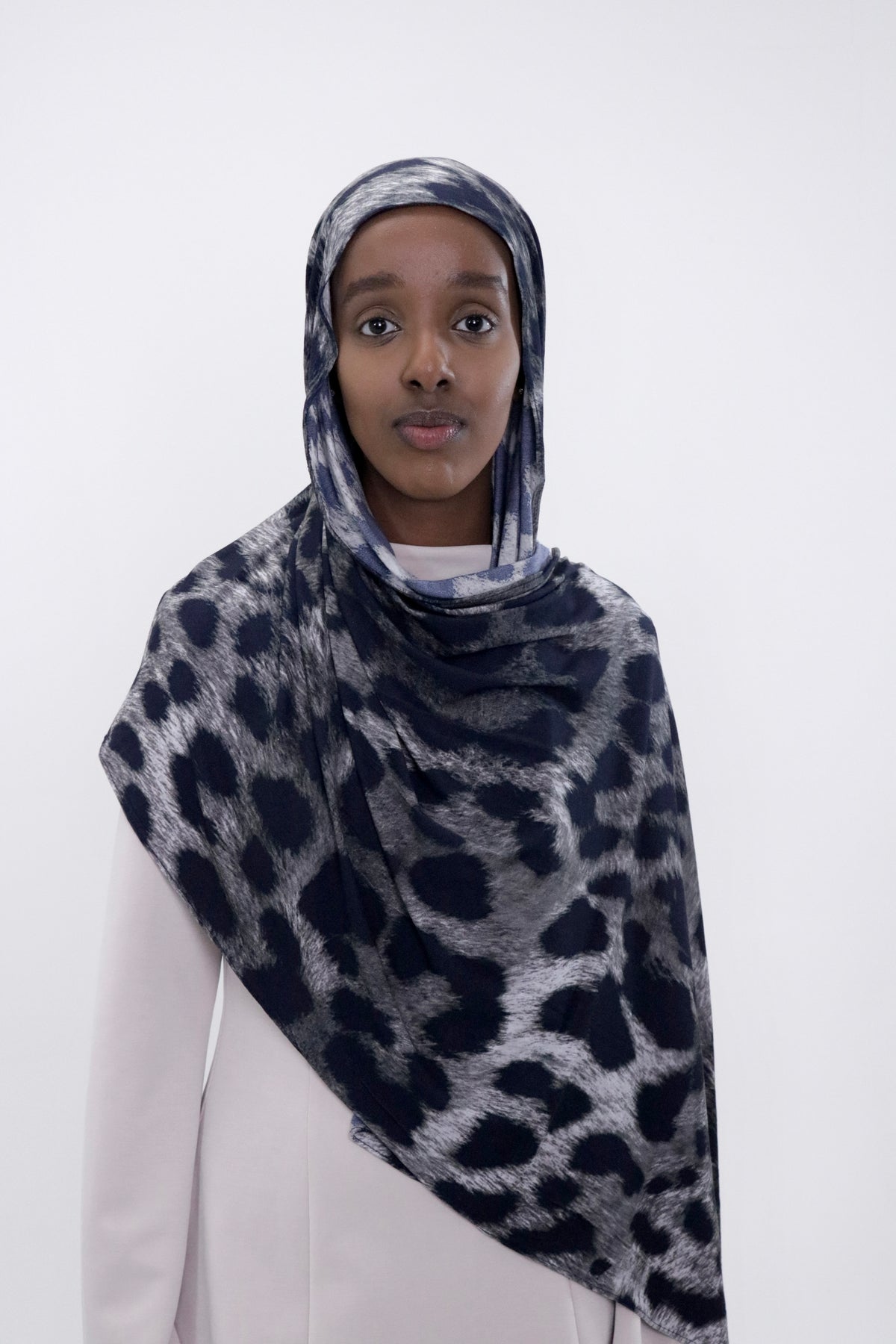 Leopard print jersey hijab – Zahriya