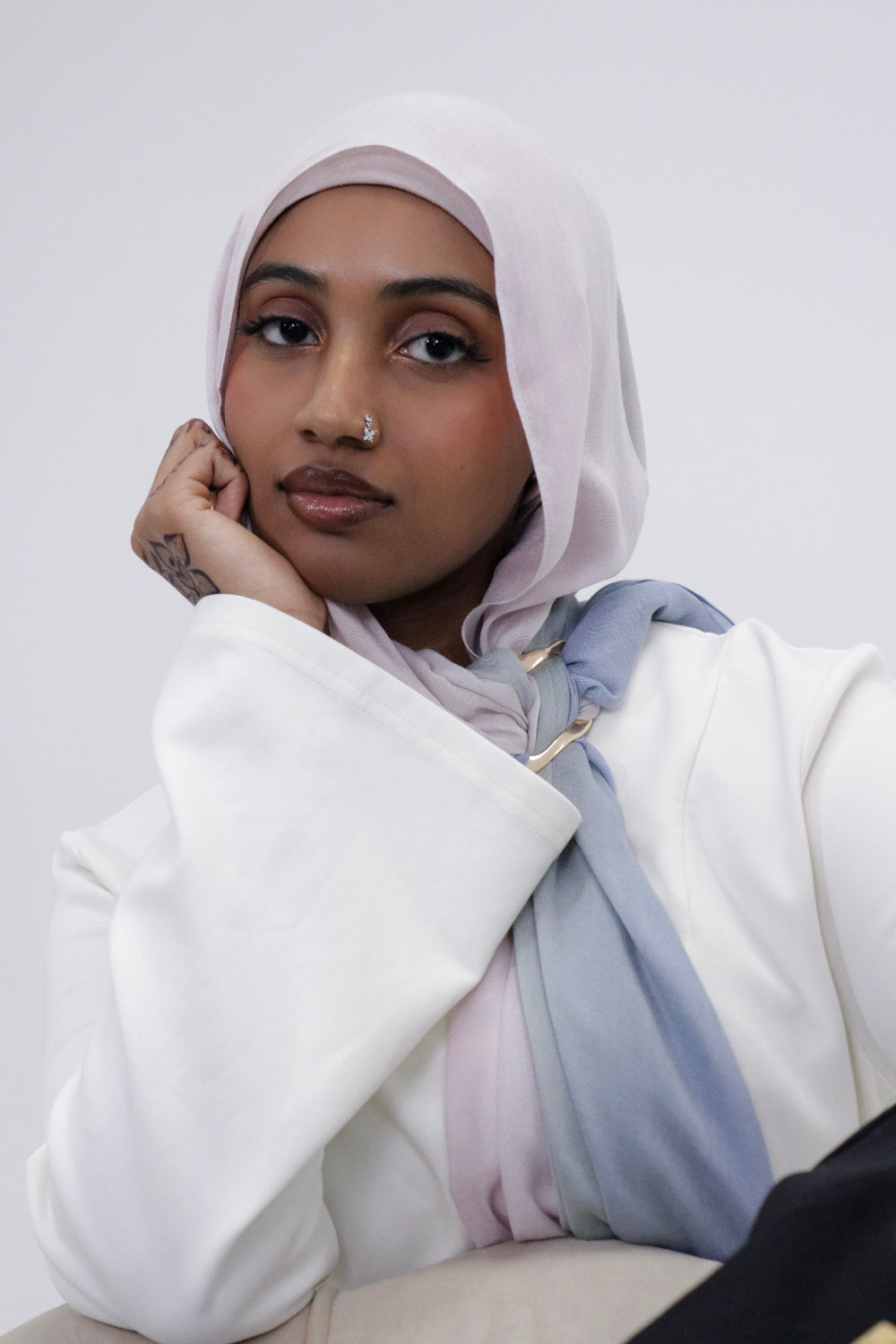 Halo hijab ring in gold and silver – Zahriya