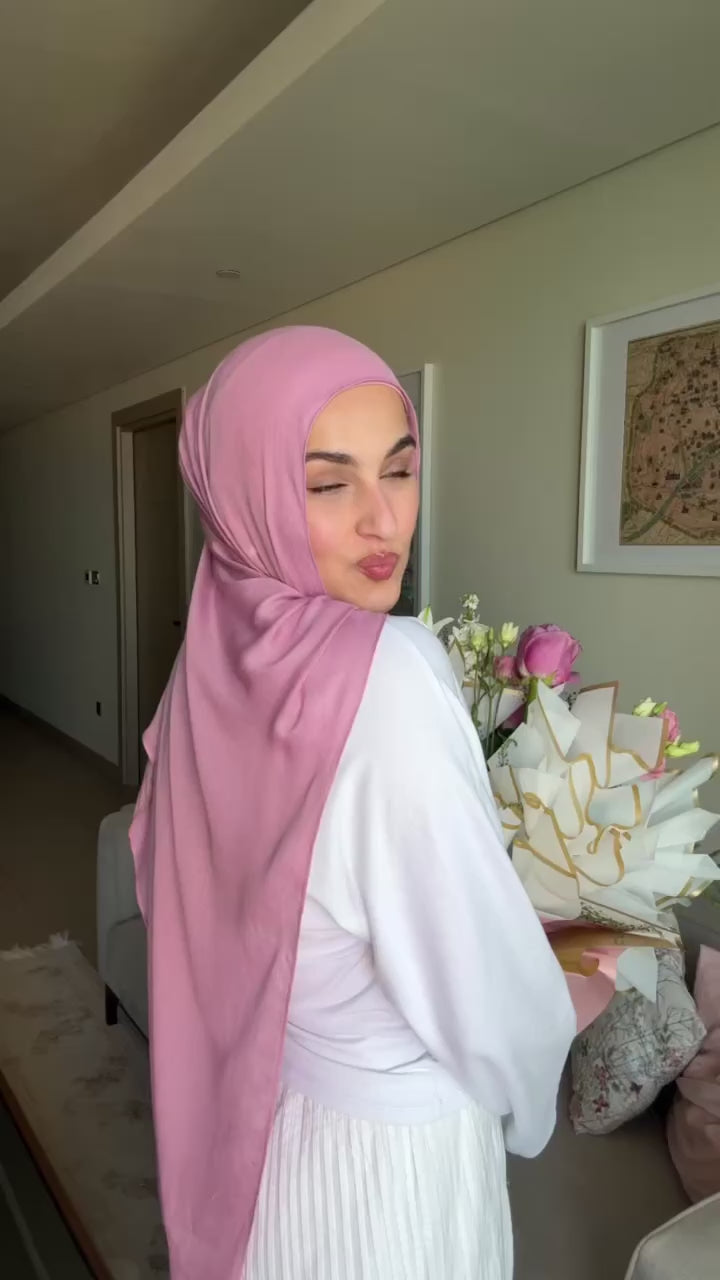 Blush Pink Hijab & Undercap Set